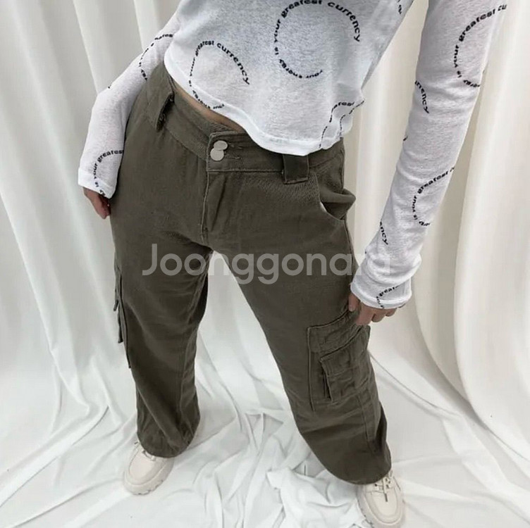 옷장정리ㅣ와이드 투웨이 조거 롱팬츠 카고바지 와이드 카--4