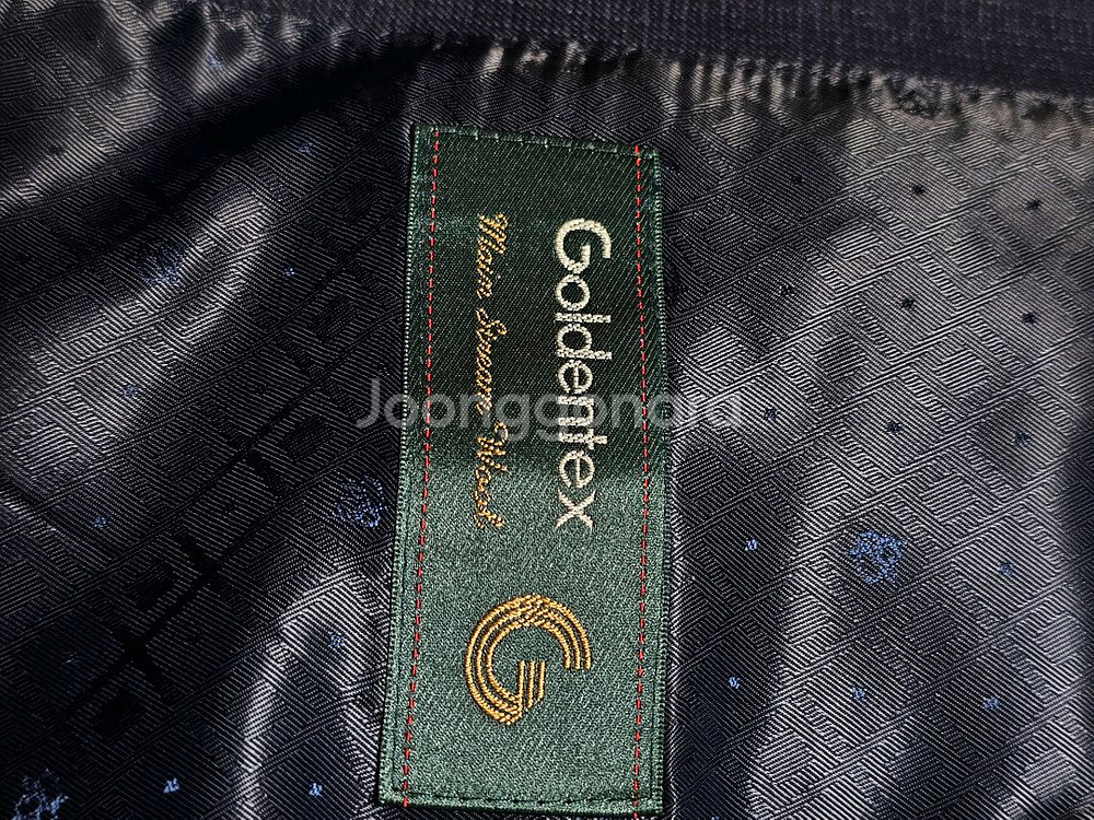 남성 정장 세트 순모 105 체크네이비 새상품--1