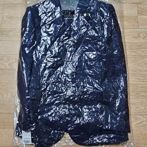 남성 정장 세트 순모 105 체크네이비 새상품