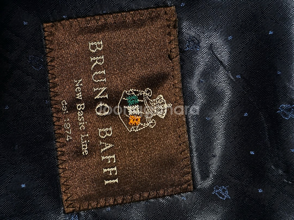 남성 정장 세트 순모 105 체크네이비 새상품--2