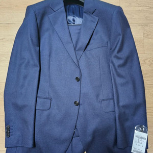 남성 정장 세트 순모 105. 체크네이비 새상품