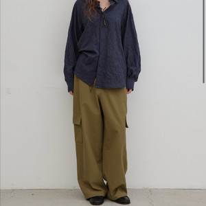 모데스트무드 하운드 셔츠 네이비