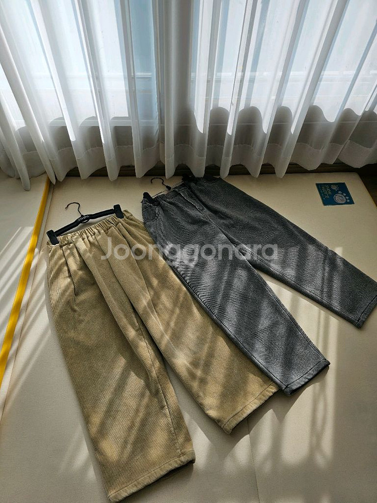 기모 겨울용 코듀로이 팬츠 160사이즈--0