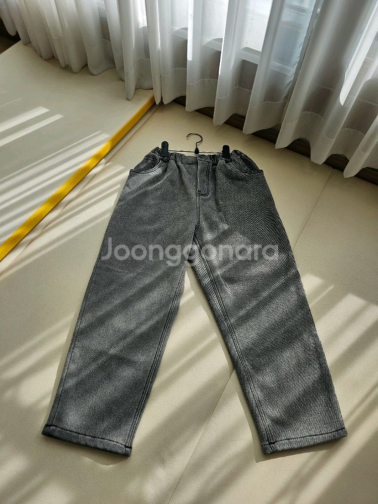 기모 겨울용 코듀로이 팬츠 160사이즈--4
