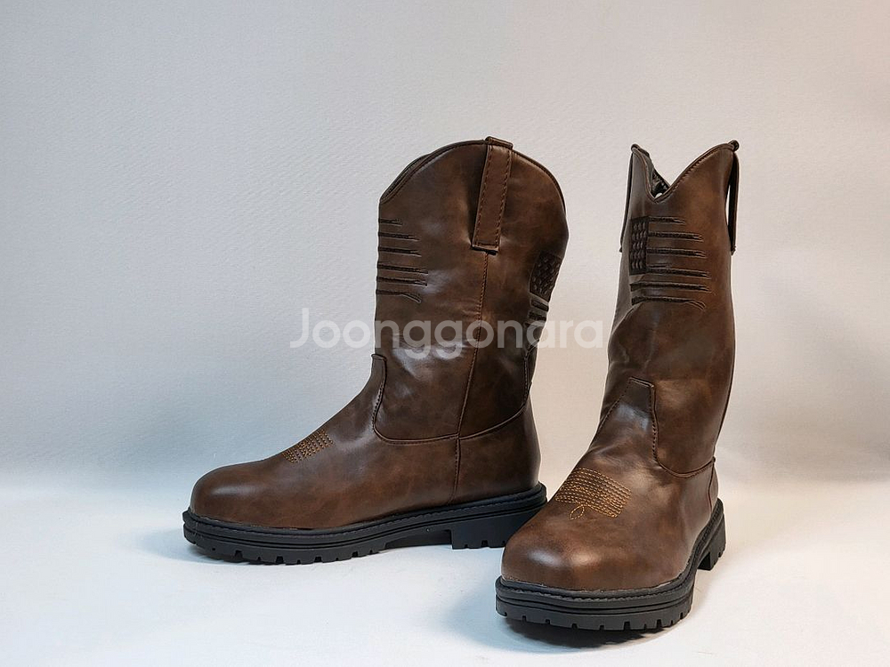 남성용 인조가죽 부츠 새제품 팝니다--2