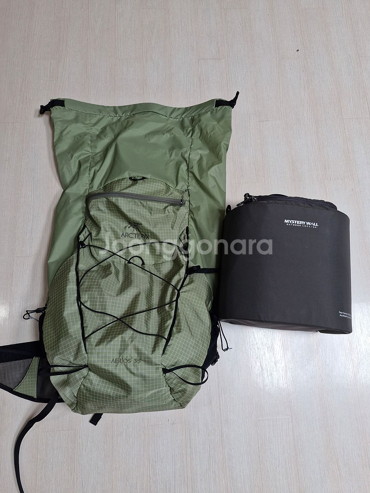 아크테릭스 에어리어스35 백팩 + 디팩 판매합니다.--0