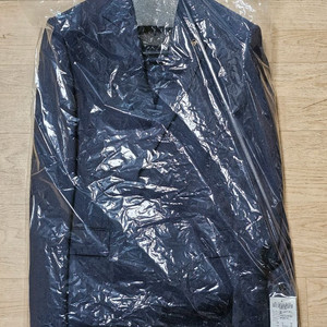 남성 정장 세트 실크혼방 105 체크네이비 새상품