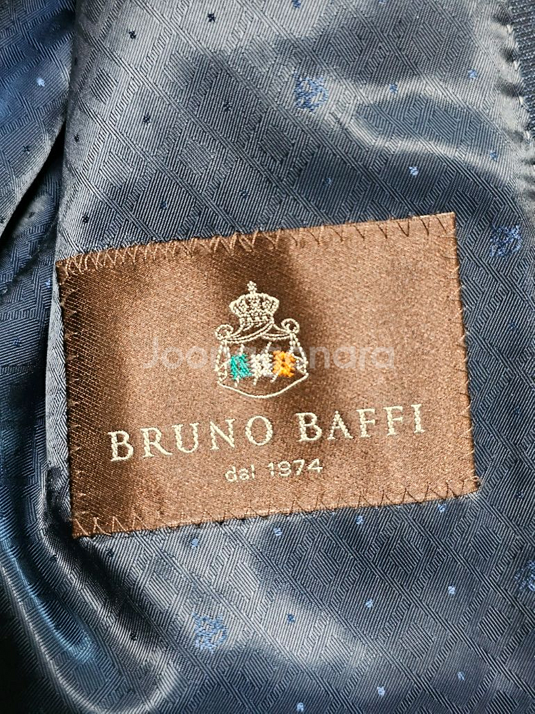 남성 정장 세트 실크혼방 105 체크네이비 새상품--2