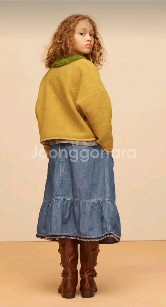 자라키즈 데님밴드스커트 7y 새상품--2