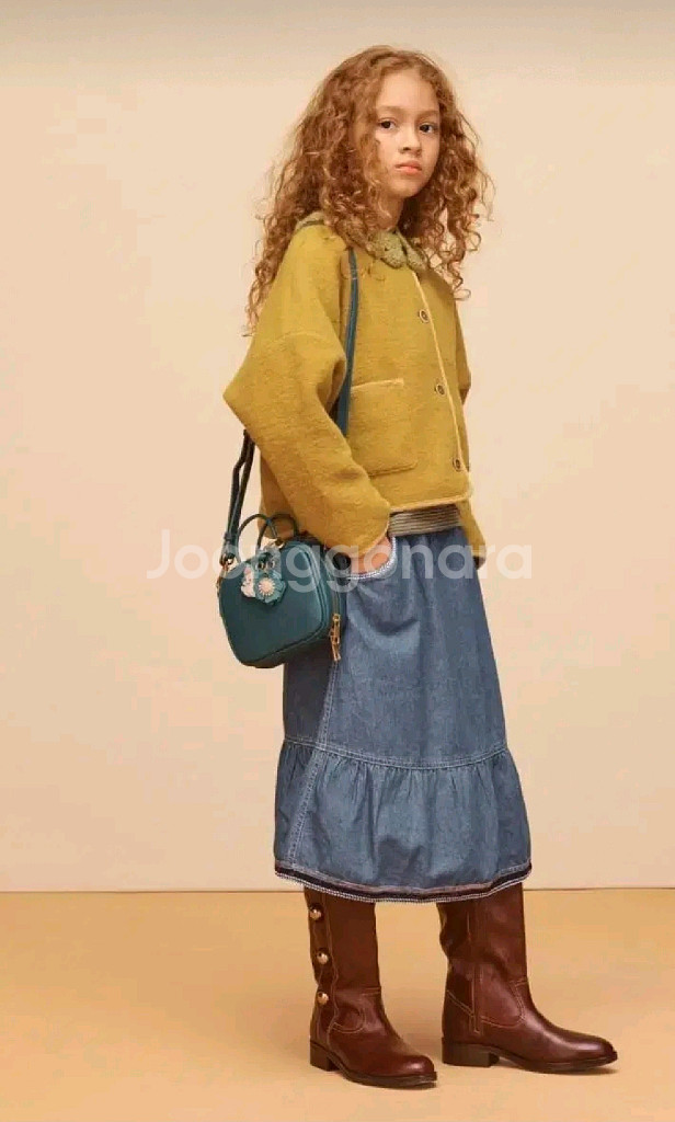 자라키즈 데님밴드스커트 7y 새상품--0