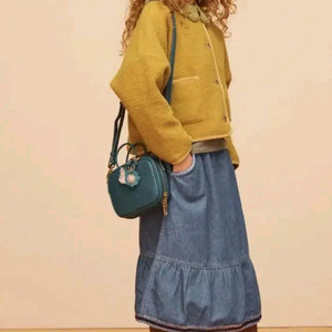 자라키즈 데님밴드스커트 7y 새상품