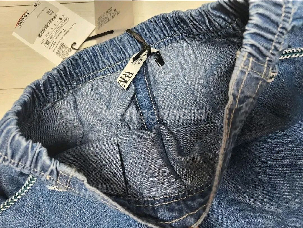 자라키즈 데님밴드스커트 7y 새상품--9