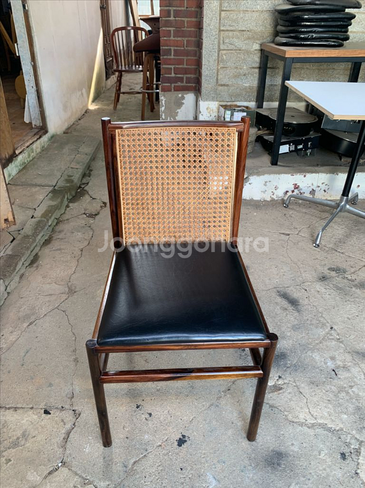 천연 라탄의자 장미목의자 고급의자--0