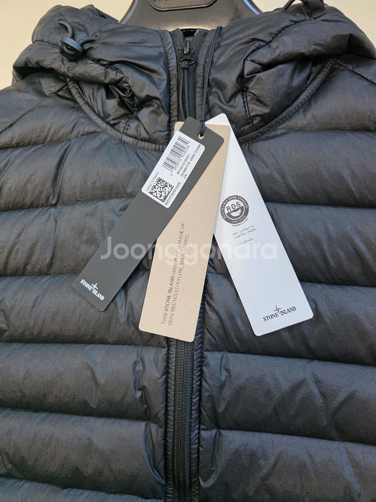 스톤아일랜드 경량패딩 새상품 블랙 L--3