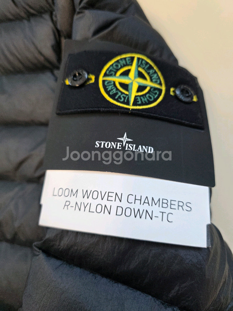 스톤아일랜드 경량패딩 새상품 블랙 L--5