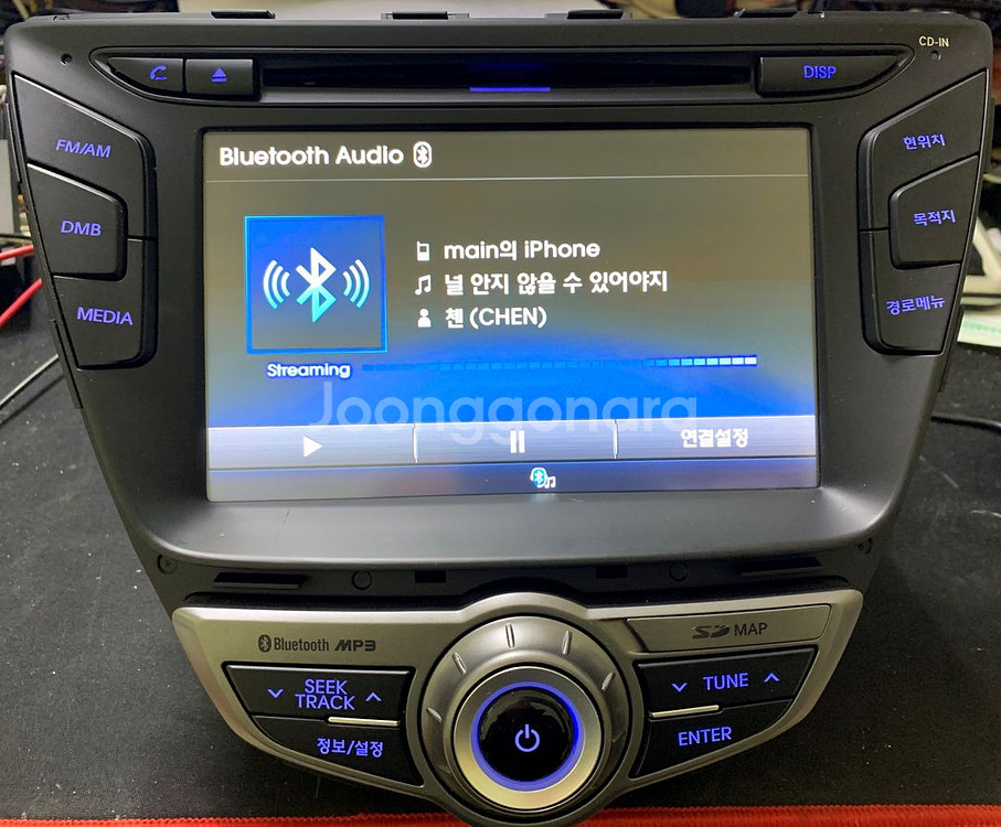 아반테MD 3세대 AVN 자출 AVN 팝니다.--0