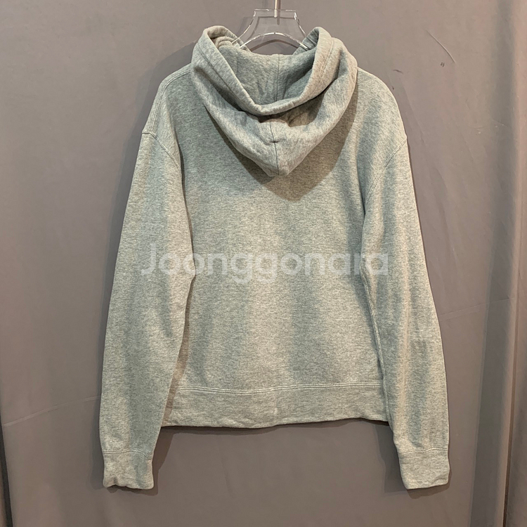 M 꼼데가르송 레드 하트 와펜 후드티--2