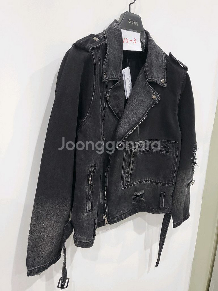발망 스타일 데미지 청자켓 새제품 팝니다--2