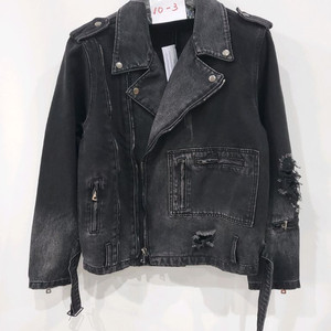 발망 스타일 데미지 청자켓 새제품 팝니다