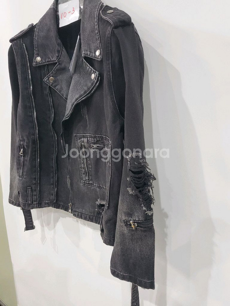 발망 스타일 데미지 청자켓 새제품 팝니다--1