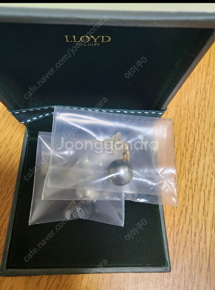 타히티흑진주다이아몬드14k귀걸이--8