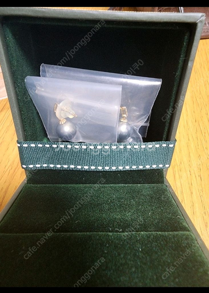 타히티흑진주다이아몬드14k귀걸이--9