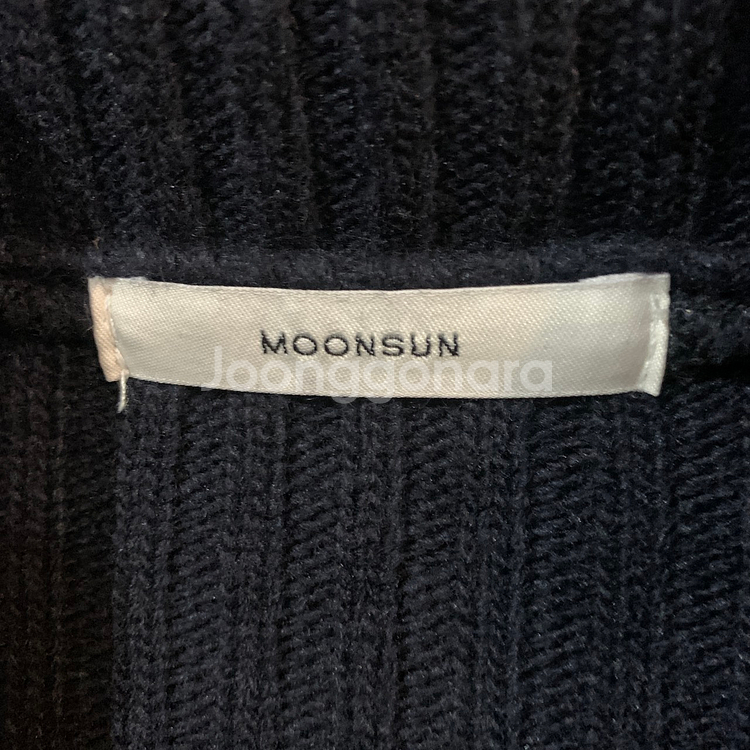 L 문선 유니섹스 바라클라바 반집업 골지 니트 후드티--4