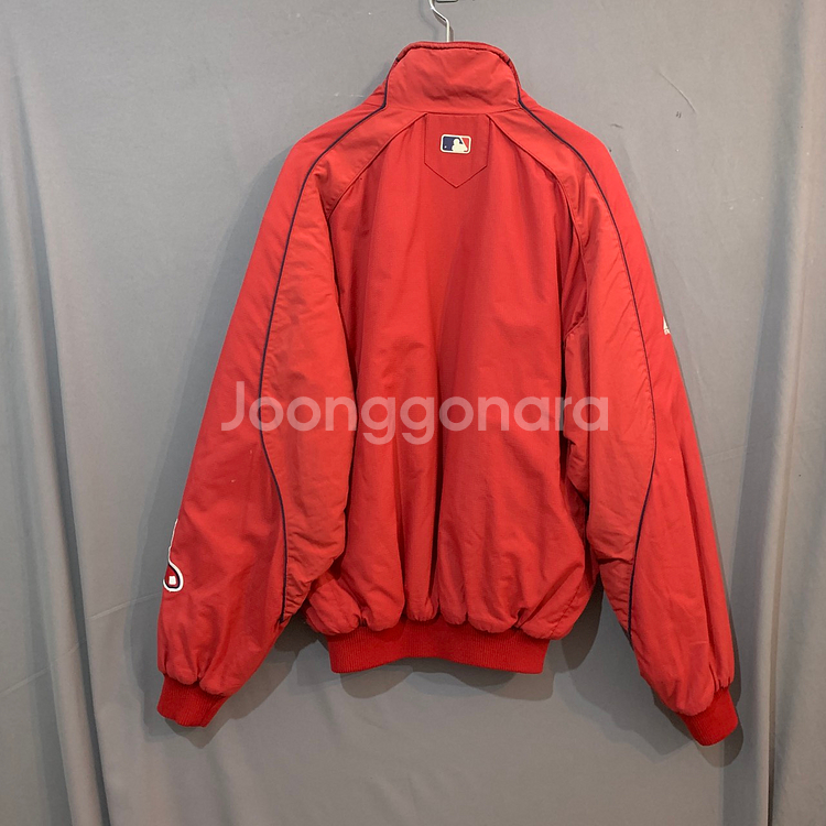 M 마제스틱 보스턴 레드삭스 빈티지 올드스쿨 오버핏자켓--1