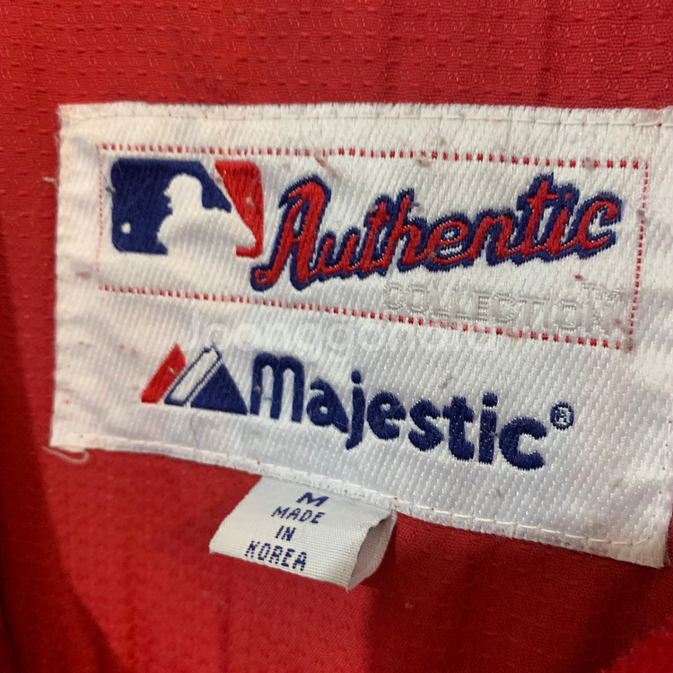 M 마제스틱 보스턴 레드삭스 빈티지 올드스쿨 오버핏자켓--6