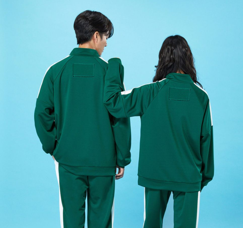 오징어게임 할로윈 파티룩 트레이닝복 이미지