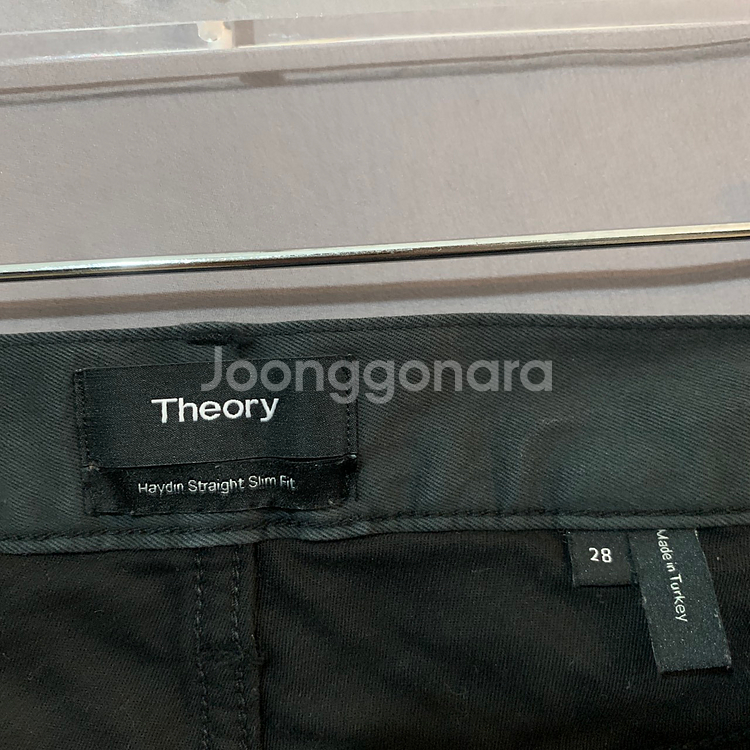 28인치 THEORY 띠어리 5포켓 스판 팬츠 면바지--2