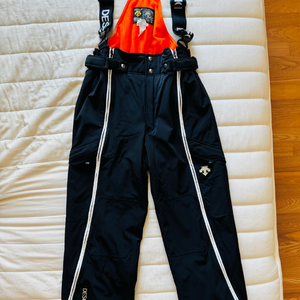 데상트 멜빵 스키복 바지 스키바지 (XL, 105)