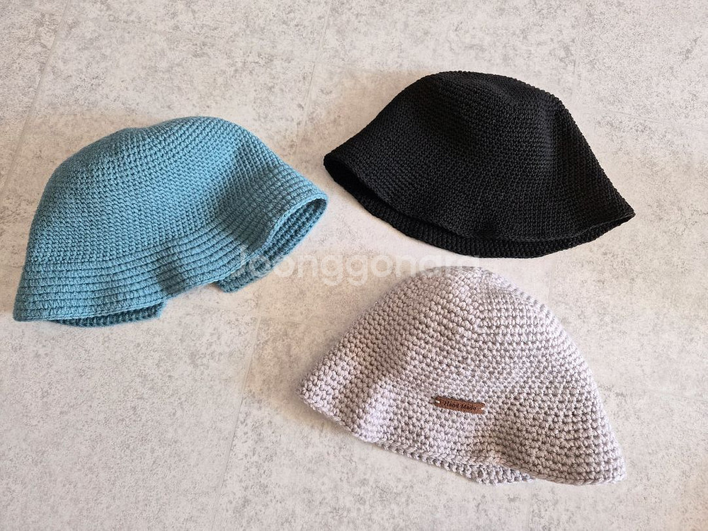 니트 벙거지 모자--0