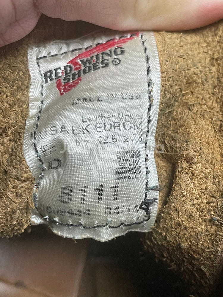 레드윙 8111,1907(D 9.5 ,275mm) 판매--3