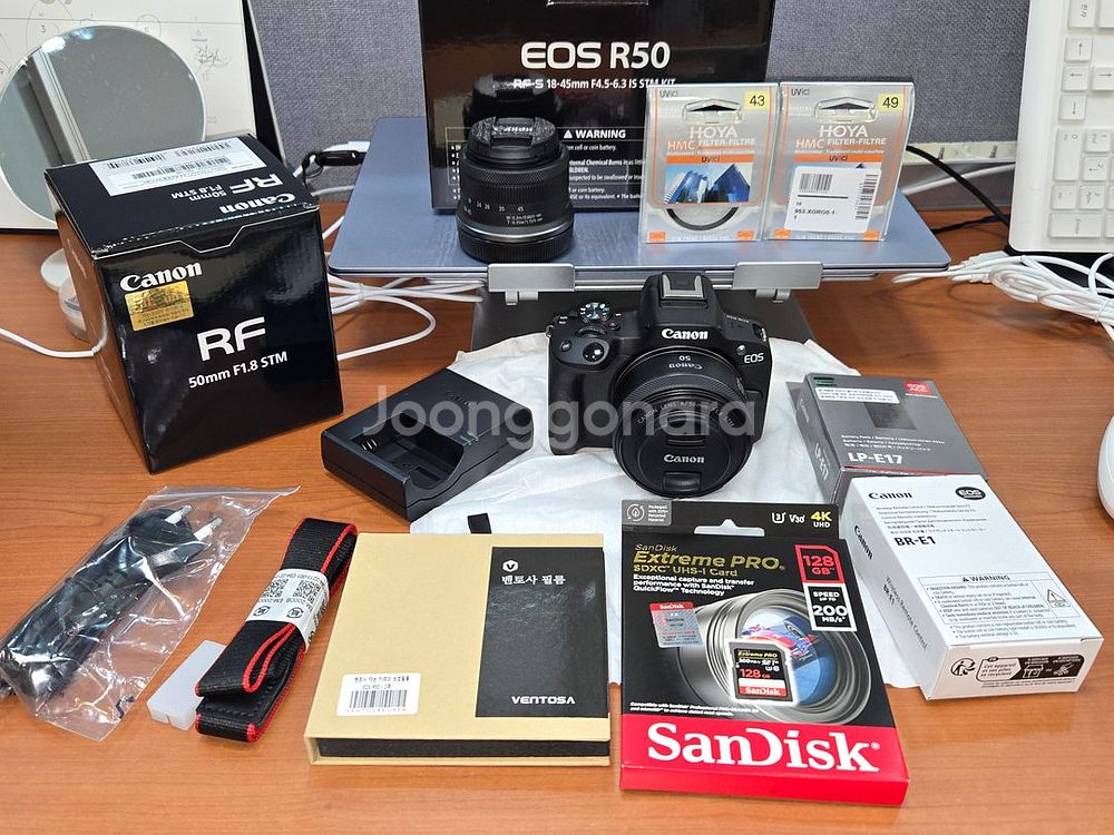 캐논 canon eos r50 18-45,50mm 풀셋--0