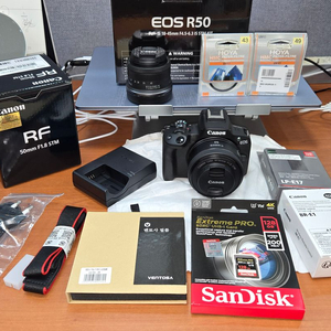 캐논 canon eos r50 18-45,50mm 풀셋
