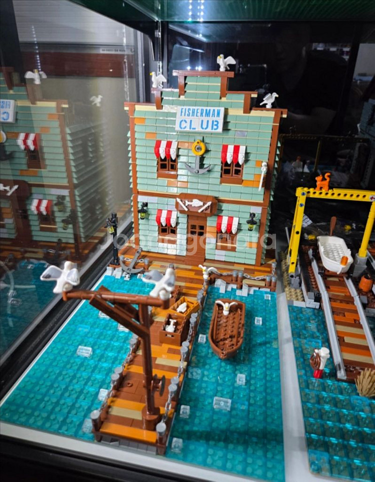 알리발 레고 피쉬맨 클럽 블록 조립 완성품--1