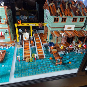 알리발 레고 피쉬맨 클럽 블록 조립 완성품