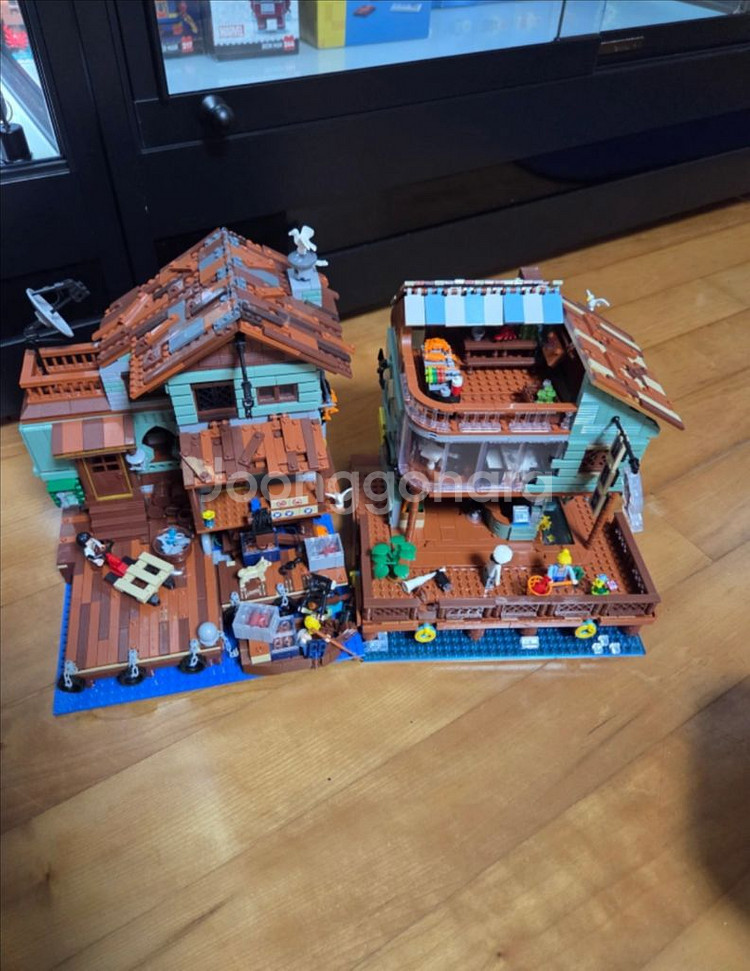 알리발 레고 피쉬맨 클럽 블록 조립 완성품--3