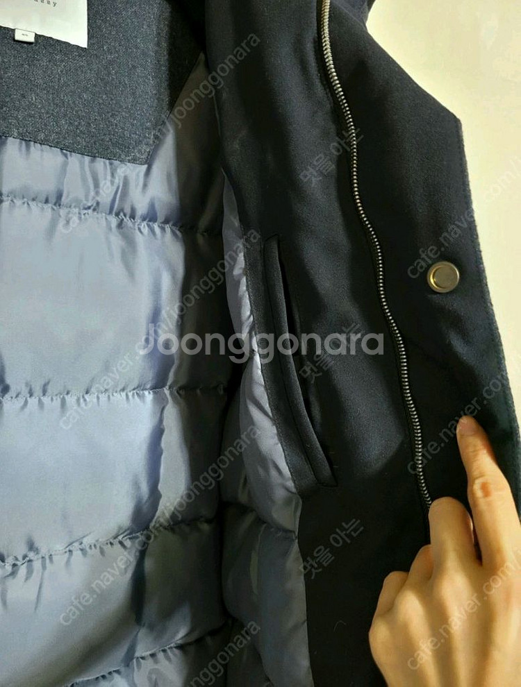 택O 새상품 리버클래시 거위털구스 코트점퍼 95--3