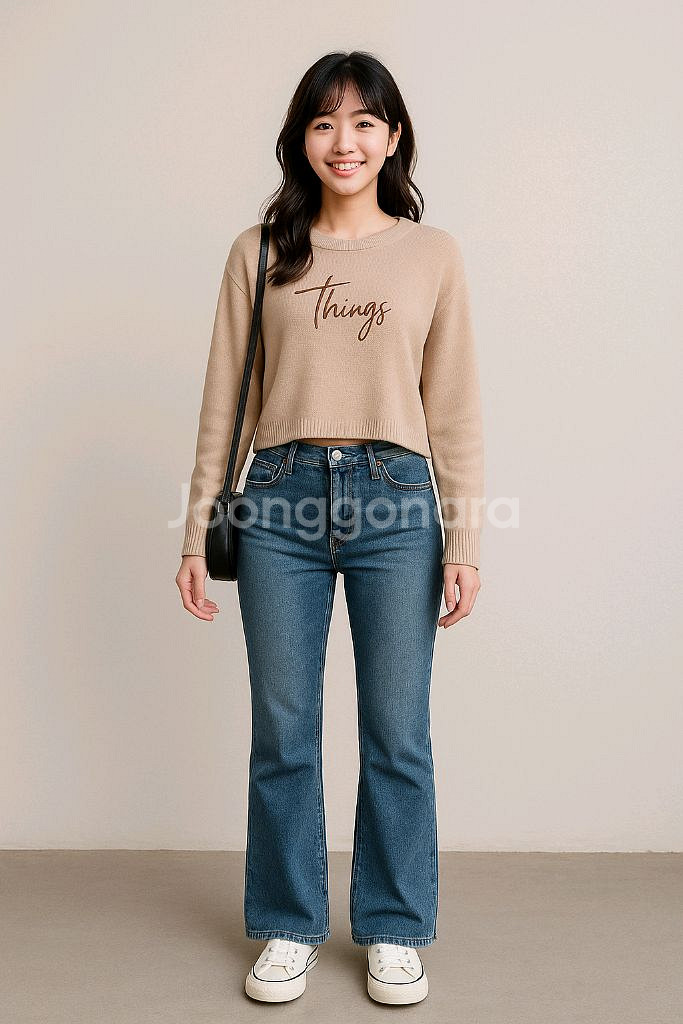 여성 크롭 맨투맨 긴팔티ㅡ무배--1