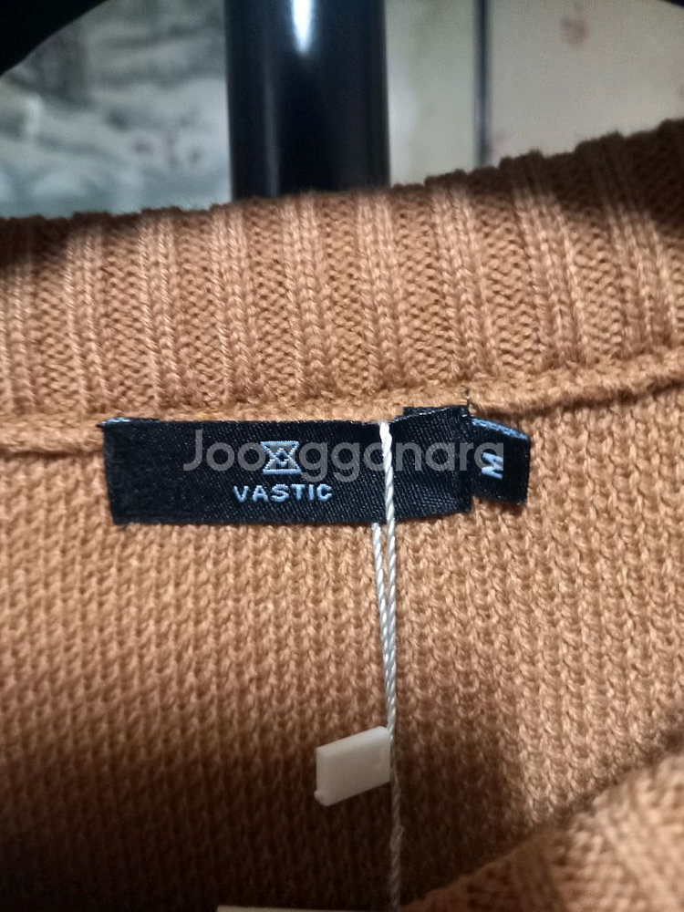 [바스틱](새제품)자카드 니트베스트 M사이즈--2