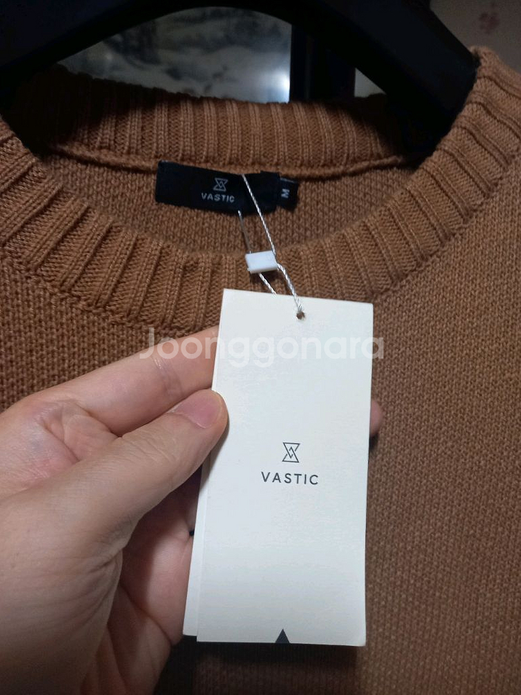 [바스틱](새제품)자카드 니트베스트 M사이즈--3
