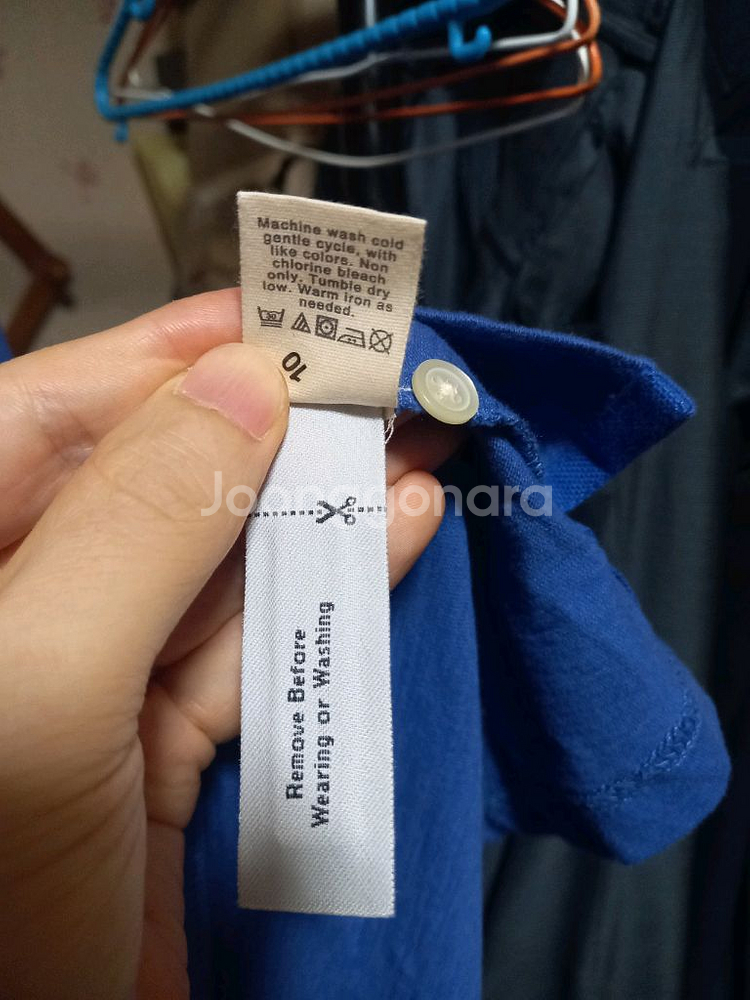 [제이크루](새제품)코튼 반팔카라넥 티셔츠 L(105)--5