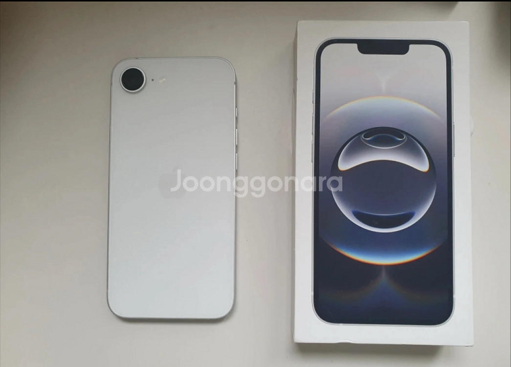 미국판 아이폰 16e 128gb 화이트 s급--0