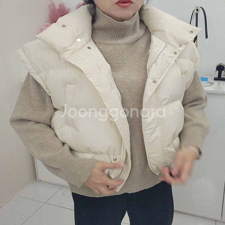 빵빵 웰론 스트링 루즈핏 패딩(2color)ㅡ무배--4