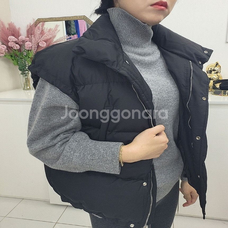 빵빵 웰론 스트링 루즈핏 패딩(2color)ㅡ무배--8