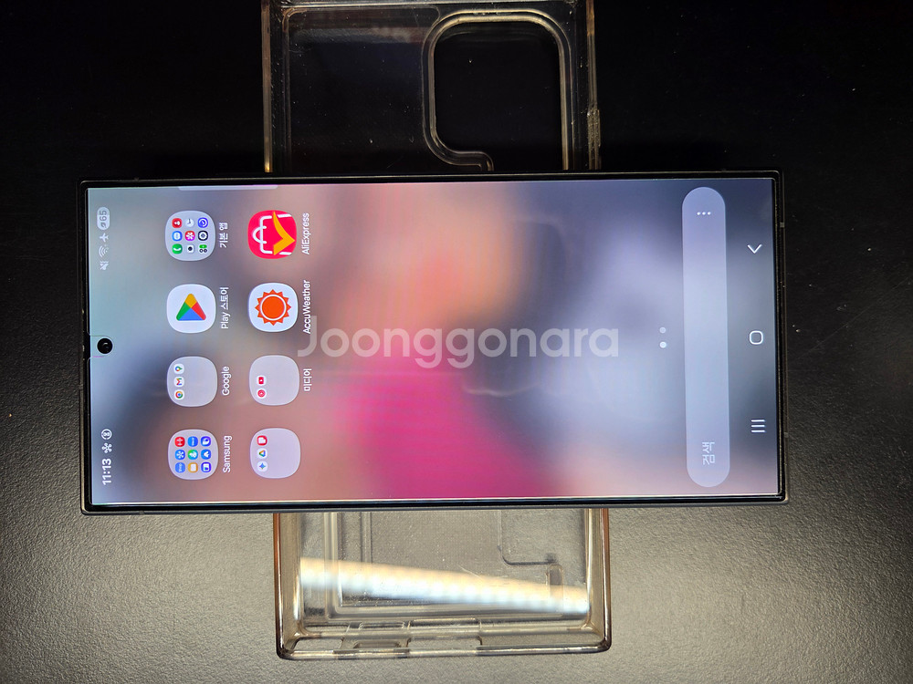 s24 울트라 자급제 티타늄 블랙 512GB+박스포함--5