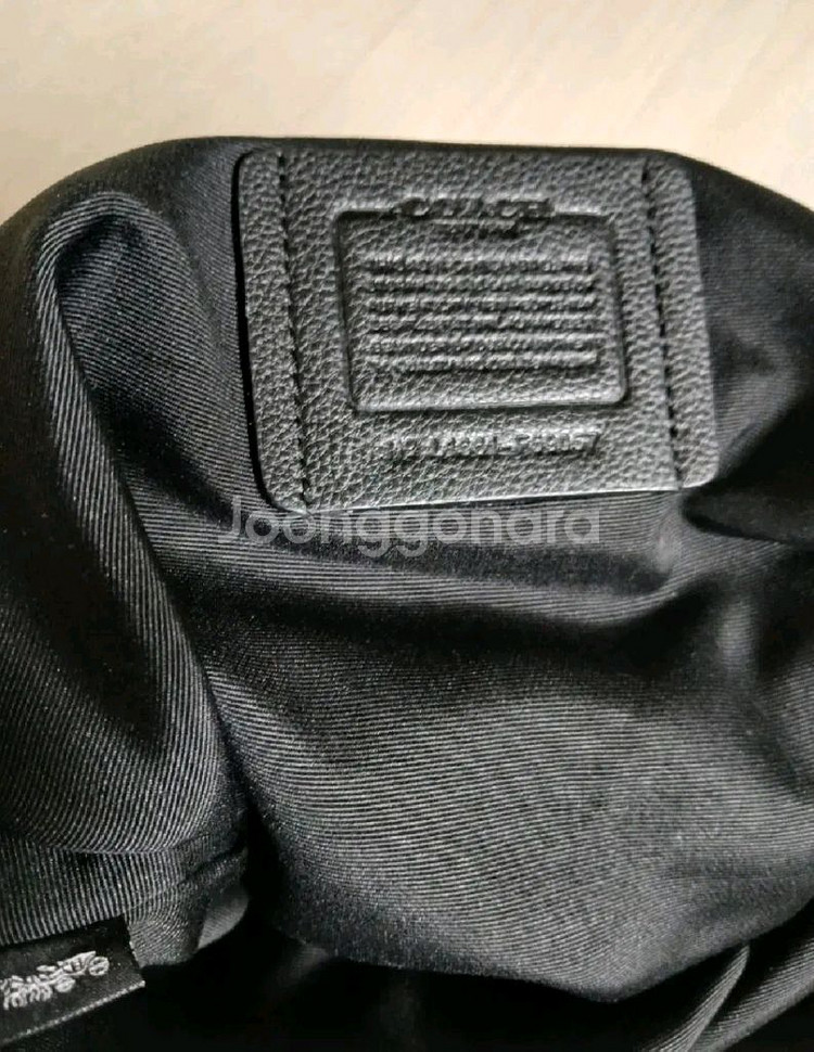 남녀공용 코치 찰스 폴드 오버 소가죽 토트백--9