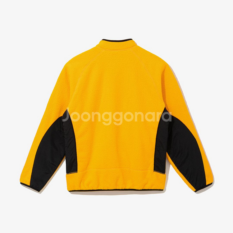 뉴에라 플리스 집업 옐로우 L사이즈 새제품--2